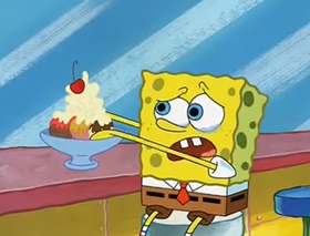 Screenshots from the 2002 United Plankton Pictures cartoon No Weenies Allowed