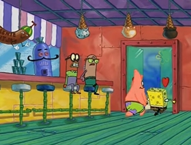 Screenshots from the 2002 United Plankton Pictures cartoon No Weenies Allowed