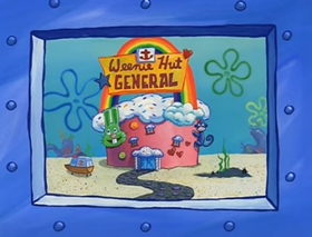 Screenshots from the 2002 United Plankton Pictures cartoon No Weenies Allowed