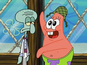 Screenshots from the 2002 United Plankton Pictures cartoon Squilliam Returns