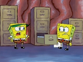 Screenshots from the 2002 United Plankton Pictures cartoon Squilliam Returns