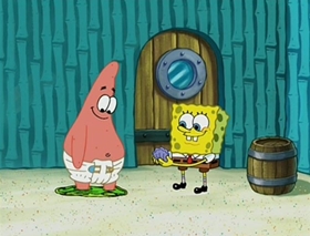 Screenshots from the 2002 United Plankton Pictures cartoon Rock-a-Bye Bivalve