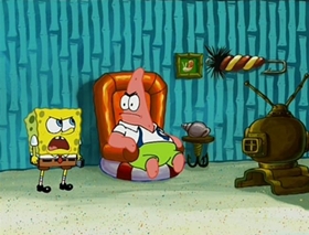 Screenshots from the 2002 United Plankton Pictures cartoon Rock-a-Bye Bivalve