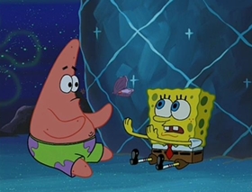 Screenshots from the 2002 United Plankton Pictures cartoon Rock-a-Bye Bivalve