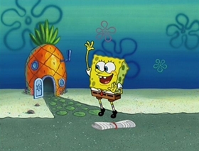 Screenshots from the 2002 United Plankton Pictures cartoon Rock-a-Bye Bivalve