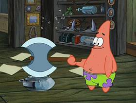 Screenshots from the 2002 United Plankton Pictures cartoon Wet Painters