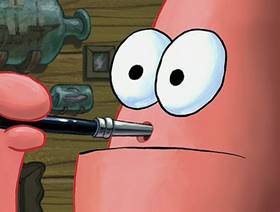 Screenshots from the 2002 United Plankton Pictures cartoon Wet Painters