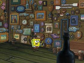 Screenshots from the 2002 United Plankton Pictures cartoon Wet Painters