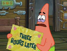 Screenshots from the 2002 United Plankton Pictures cartoon Wet Painters