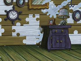 Screenshots from the 2002 United Plankton Pictures cartoon Wet Painters