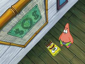 Screenshots from the 2002 United Plankton Pictures cartoon Wet Painters