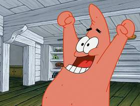 Screenshots from the 2002 United Plankton Pictures cartoon Wet Painters