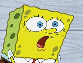 Screenshots from the 2002 United Plankton Pictures cartoon Wet Painters