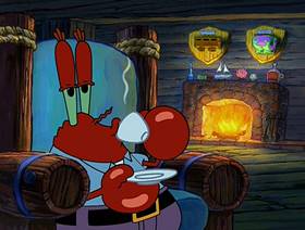 Screenshots from the 2002 United Plankton Pictures cartoon Wet Painters