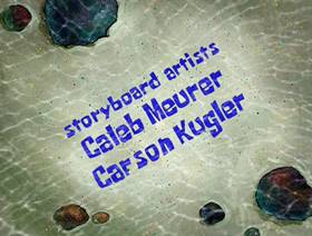 Screenshots from the 2002 United Plankton Pictures cartoon Wet Painters