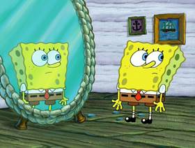 Screenshots from the 2002 United Plankton Pictures cartoon Wet Painters