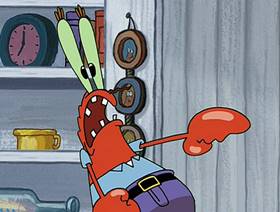 Screenshots from the 2002 United Plankton Pictures cartoon Wet Painters