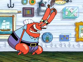 Screenshots from the 2002 United Plankton Pictures cartoon Wet Painters