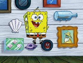 Screenshots from the 2002 United Plankton Pictures cartoon Wet Painters