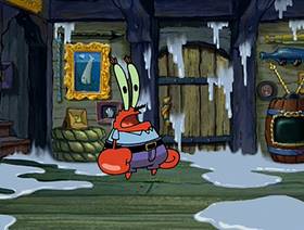 Screenshots from the 2002 United Plankton Pictures cartoon Wet Painters