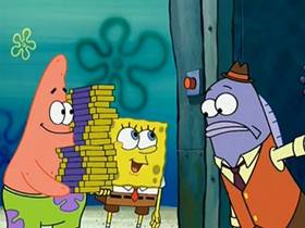 Screenshots from the 2002 United Plankton Pictures cartoon Chocolate with Nuts