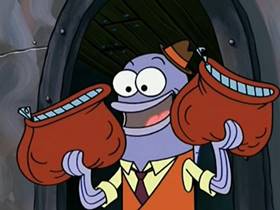 Screenshots from the 2002 United Plankton Pictures cartoon Chocolate with Nuts