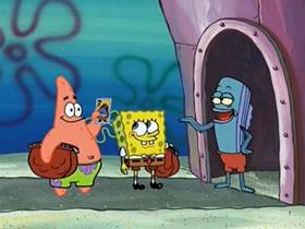 Screenshots from the 2002 United Plankton Pictures cartoon Chocolate with Nuts