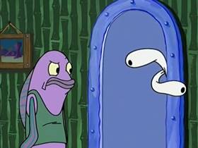 Screenshots from the 2002 United Plankton Pictures cartoon Chocolate with Nuts