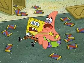 Screenshots from the 2002 United Plankton Pictures cartoon Chocolate with Nuts