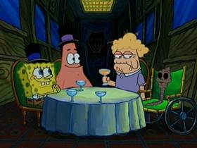 Screenshots from the 2002 United Plankton Pictures cartoon Chocolate with Nuts