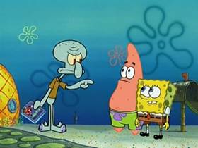 Screenshots from the 2002 United Plankton Pictures cartoon Chocolate with Nuts