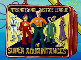 Screenshots from the 2002 United Plankton Pictures cartoon Mermaid Man and Barnacle Boy V