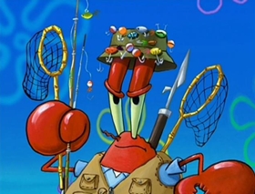 Screenshots from the 2002 United Plankton Pictures cartoon Clams