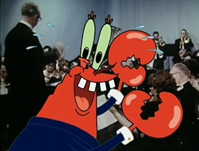 Screenshots from the 2002 United Plankton Pictures cartoon Clams