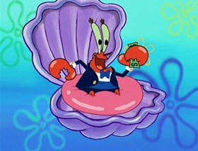 Screenshots from the 2002 United Plankton Pictures cartoon Clams