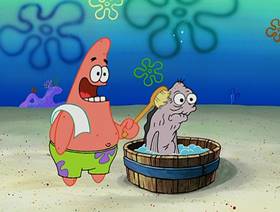 Screenshots from the 2003 United Plankton Pictures cartoon I Had an Accident