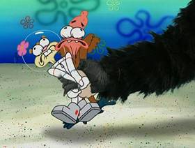 Screenshots from the 2003 United Plankton Pictures cartoon I Had an Accident