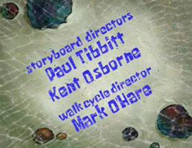 Screenshots from the 2003 United Plankton Pictures cartoon The Sponge Who Could Fly