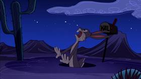 Screenshots from the 2003 Warner Bros. cartoon Hare and Loathing in Las Vegas