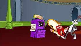 Screenshots from the 2003 Warner Bros. cartoon Hare and Loathing in Las Vegas