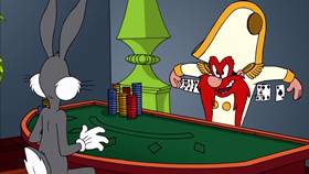 Screenshots from the 2003 Warner Bros. cartoon Hare and Loathing in Las Vegas