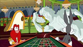 Screenshots from the 2003 Warner Bros. cartoon Hare and Loathing in Las Vegas