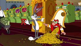 Screenshots from the 2003 Warner Bros. cartoon Hare and Loathing in Las Vegas