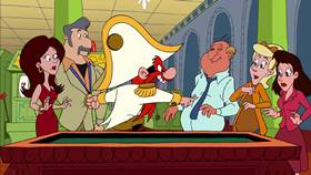 Screenshots from the 2003 Warner Bros. cartoon Hare and Loathing in Las Vegas