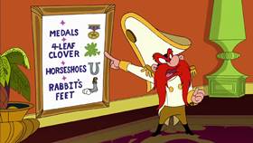 Screenshots from the 2003 Warner Bros. cartoon Hare and Loathing in Las Vegas