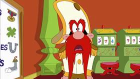 Screenshots from the 2003 Warner Bros. cartoon Hare and Loathing in Las Vegas