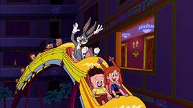 Screenshots from the 2003 Warner Bros. cartoon Hare and Loathing in Las Vegas
