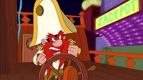 Screenshots from the 2003 Warner Bros. cartoon Hare and Loathing in Las Vegas