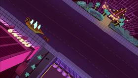 Screenshots from the 2003 Warner Bros. cartoon Hare and Loathing in Las Vegas