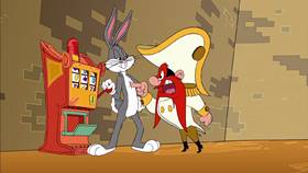Screenshots from the 2003 Warner Bros. cartoon Hare and Loathing in Las Vegas